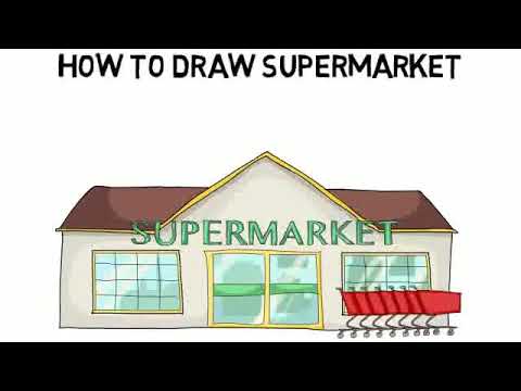 Grocery Store Drawing at PaintingValley.com | Explore collection of