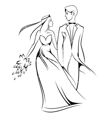 Groom And Bride Drawing At Paintingvalley Com Explore Collection