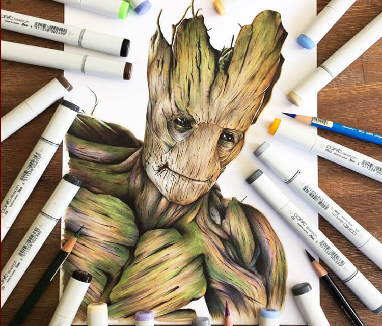 750x640 groot drawing - Groot Drawing