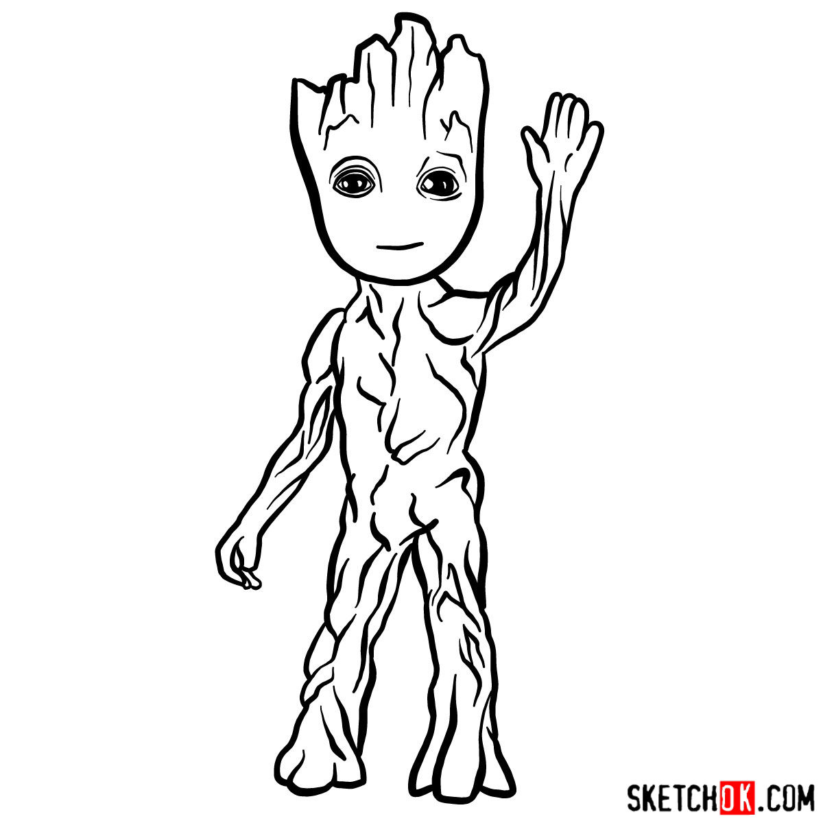 Groot Drawing at Explore collection of Groot Drawing