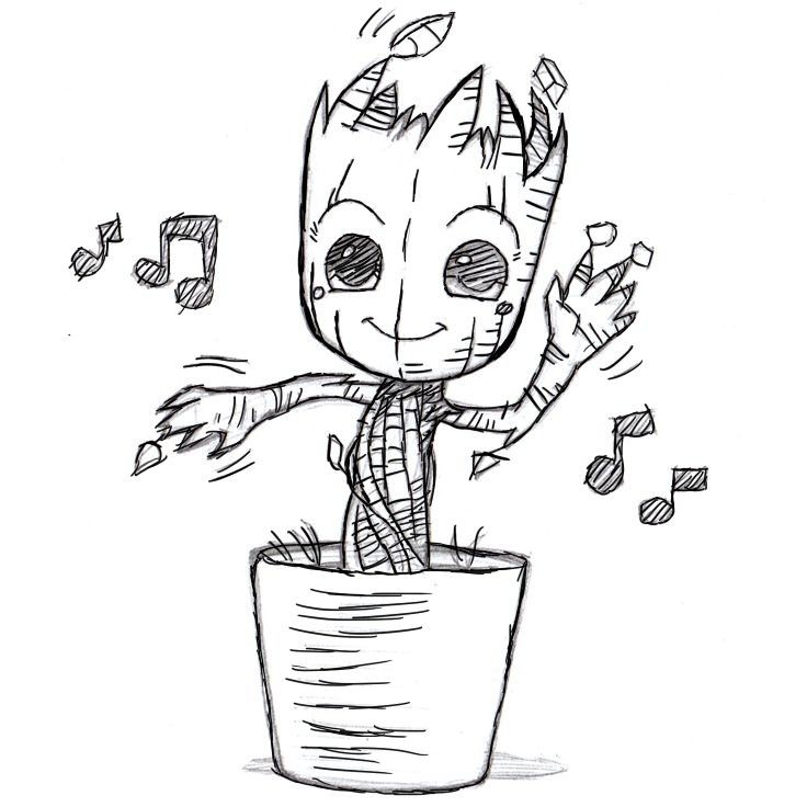 groot drawing at paintingvalley  explore collection
