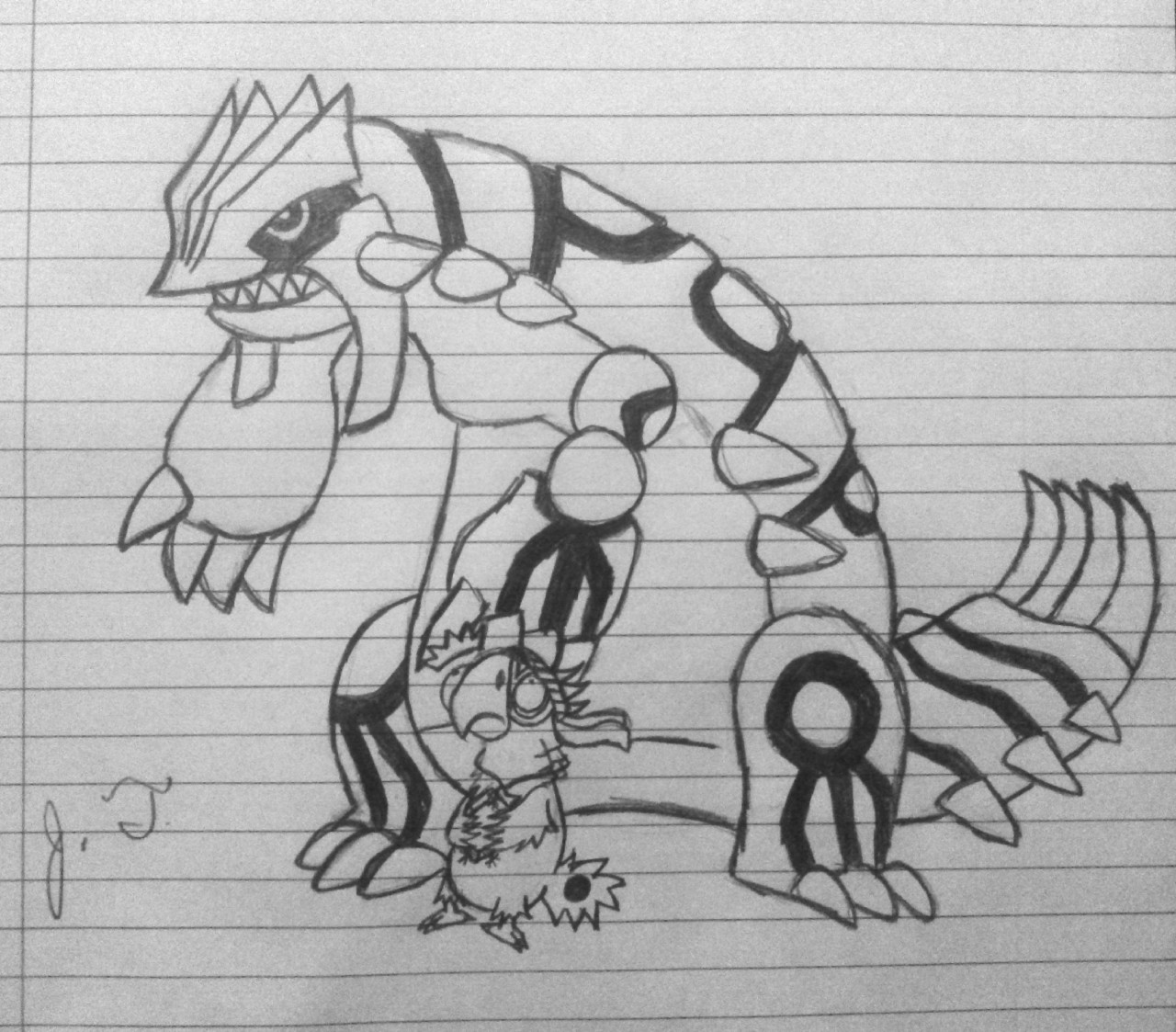 1280x1123 pokemon drawings - Groudon Drawing