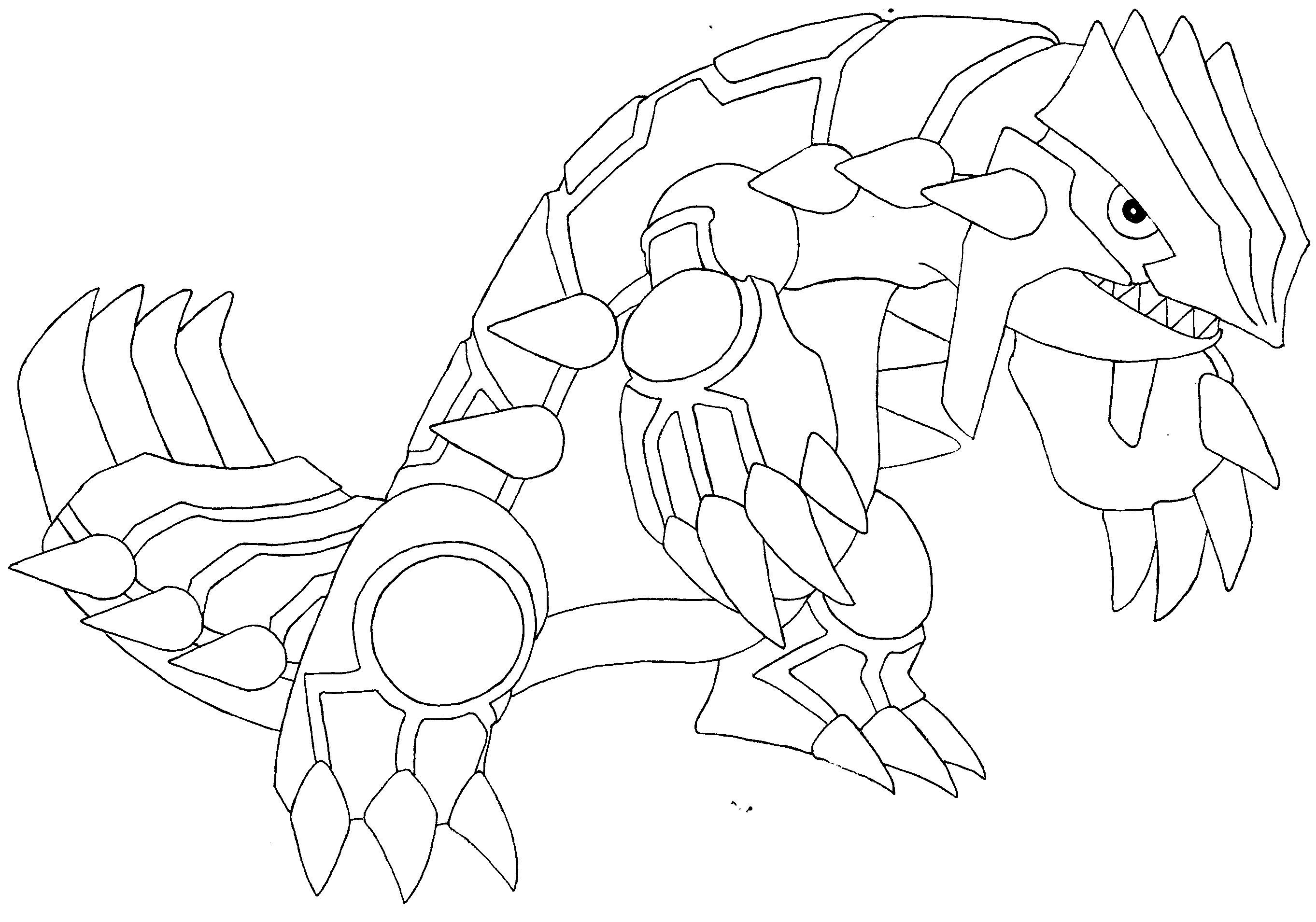 2725x1910 groudon drawing - Groudon Drawing.