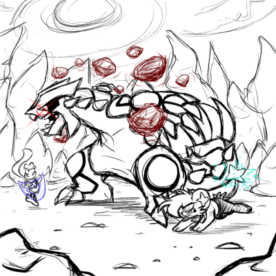 400x400 first time drawing groudon in a while tumblr - Groudon Drawing