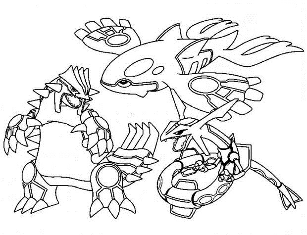 620x475 legendary pokemon coloring pages kyogre vs groudon pokemon - Groudon Drawing
