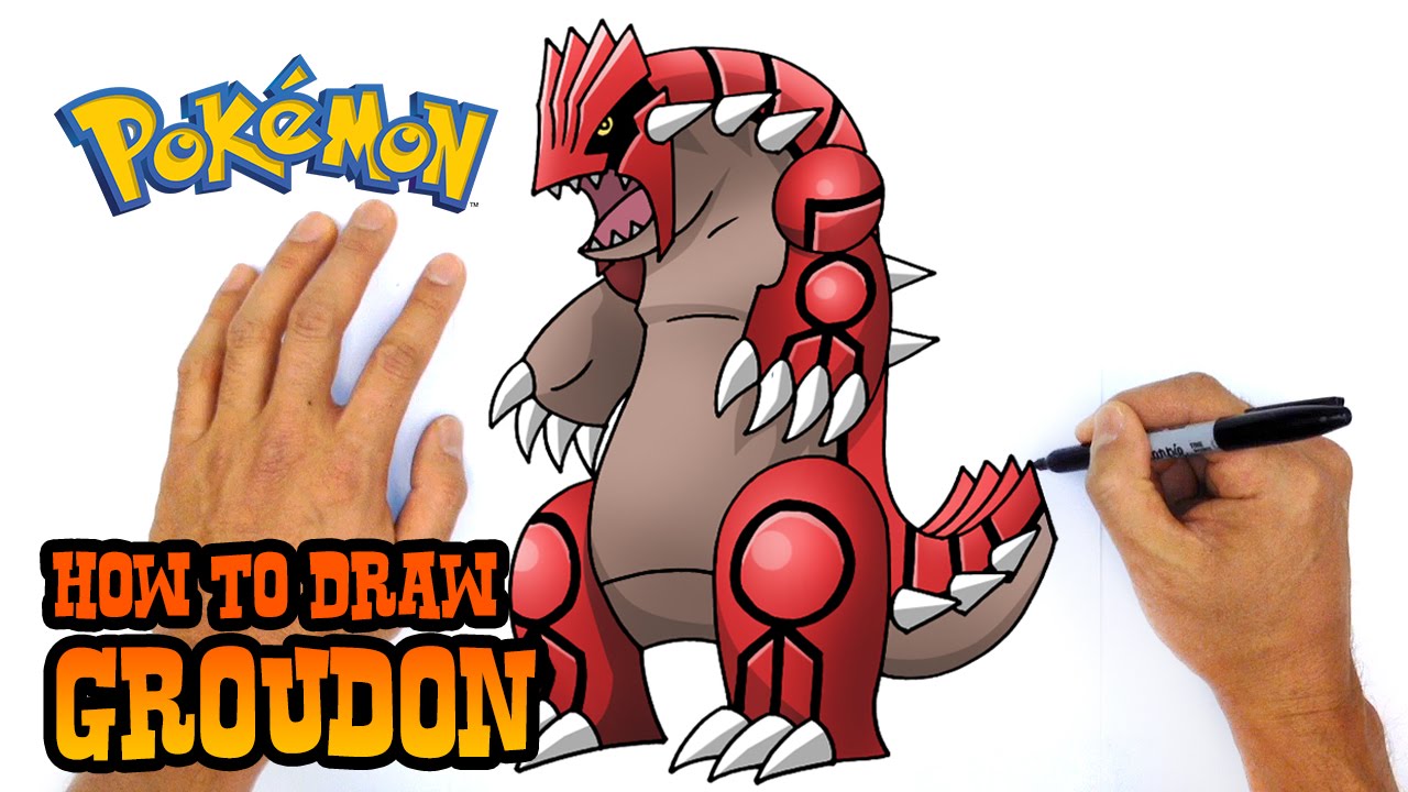 1280x720 how to draw groudon pokemon - Groudon Drawing