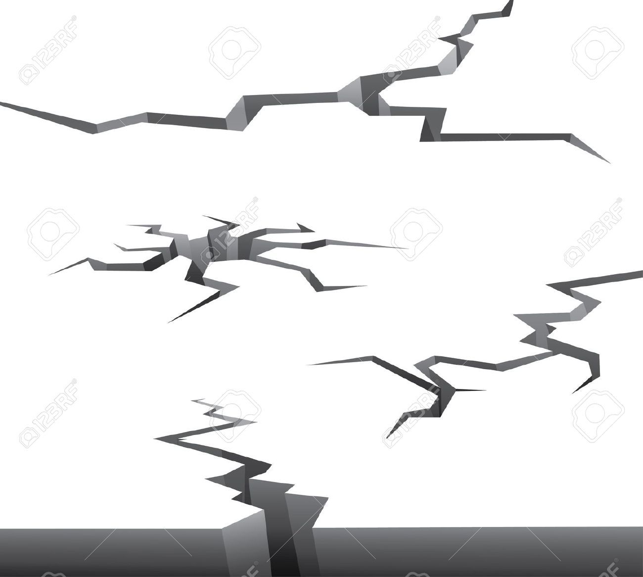 1300x1166 cracks in ground drawing - Ground Drawing