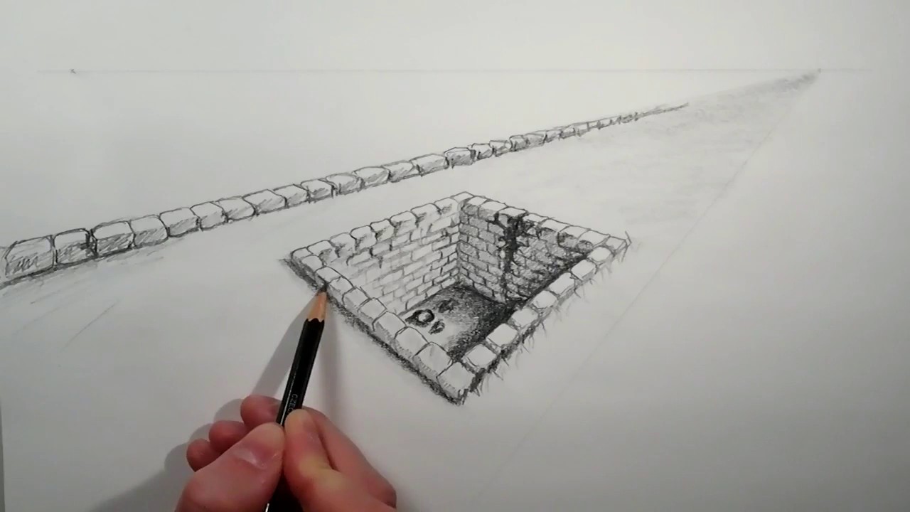 1280x720 drawing hole in the ground - Ground Drawing