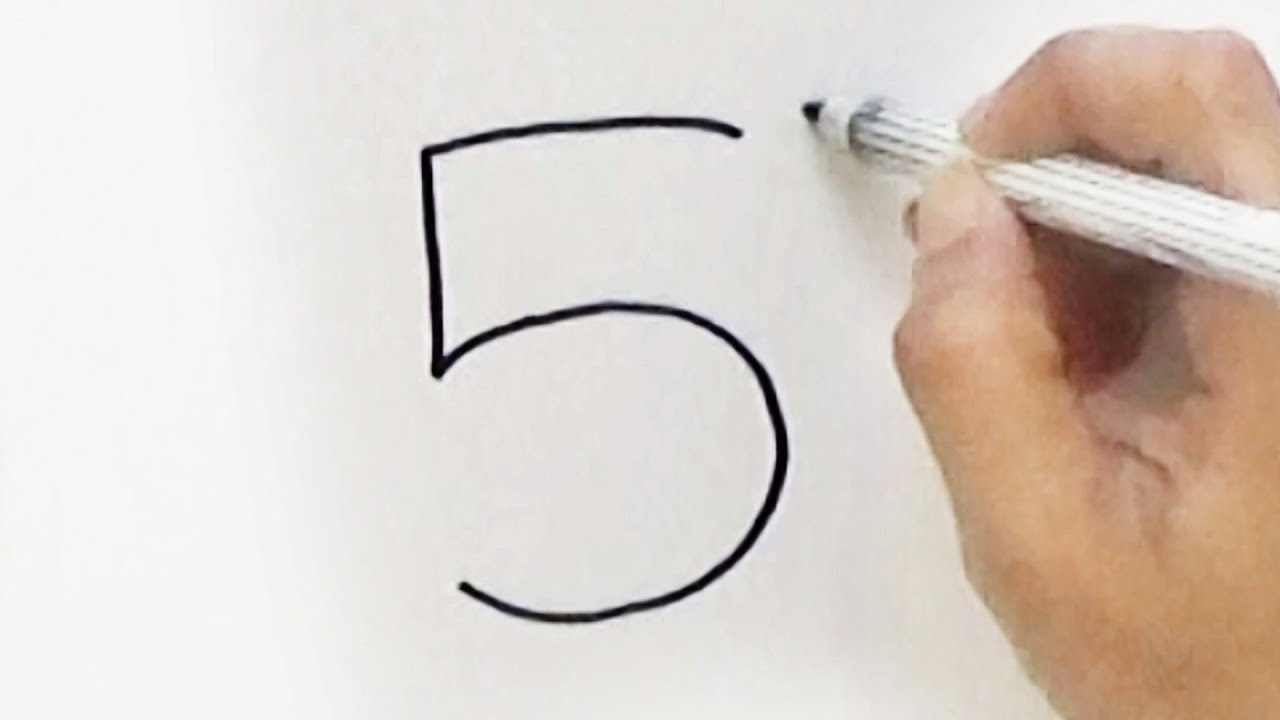 1280x720 How To Draw Cute Groundhog Using The Number - Groundhog Drawing