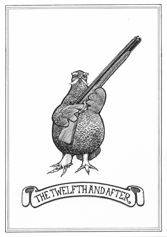 541x765 grouse with gun drawings of stuff - Grouse Drawing