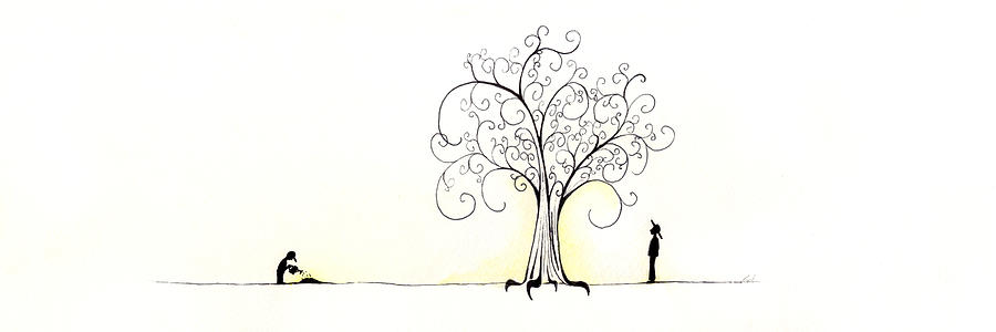 900x300 Plant A Seed, Grow A Tree Drawing - Grow Drawing