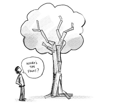 464x360 unnatural talent growing a tree - Grow Drawing