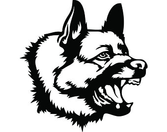 340x270 dog training etsy - Growling Dog Drawing