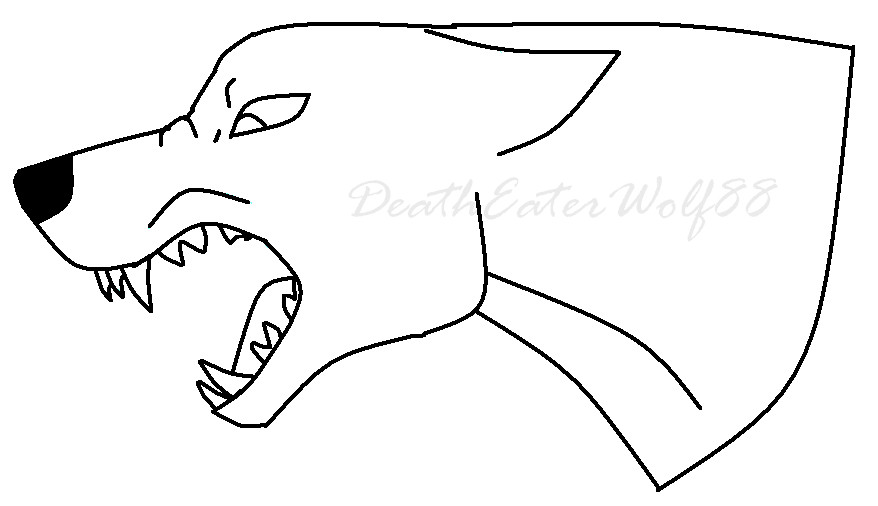 878x506 growling dog drawing - Growling Dog Drawing