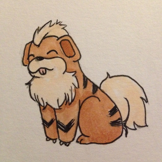 320x320 ` Aa I Think Growlithe Is Probs My Favorite Pokemon If You - Growlithe Drawing