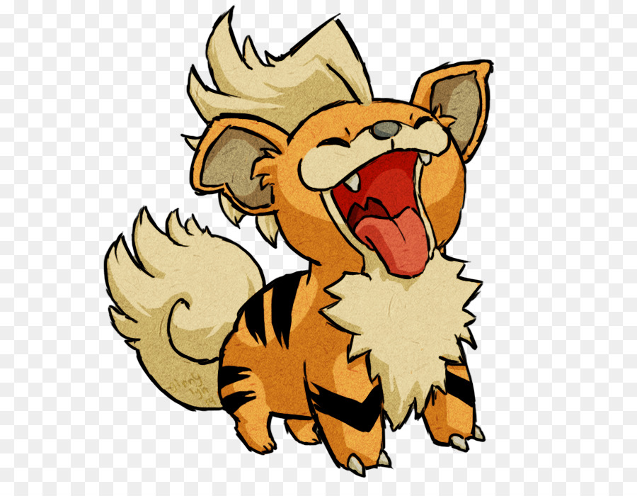 900x700 Growlithe Arcanine Clip Art Illustration Image - Growlithe Drawing