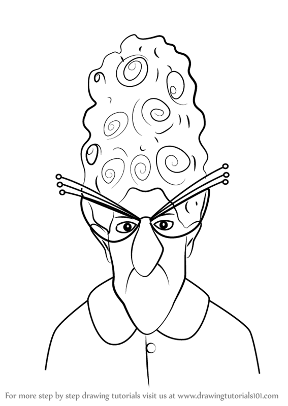 567x800 learn how to draw marlena gru from despicable me - Gru Drawing