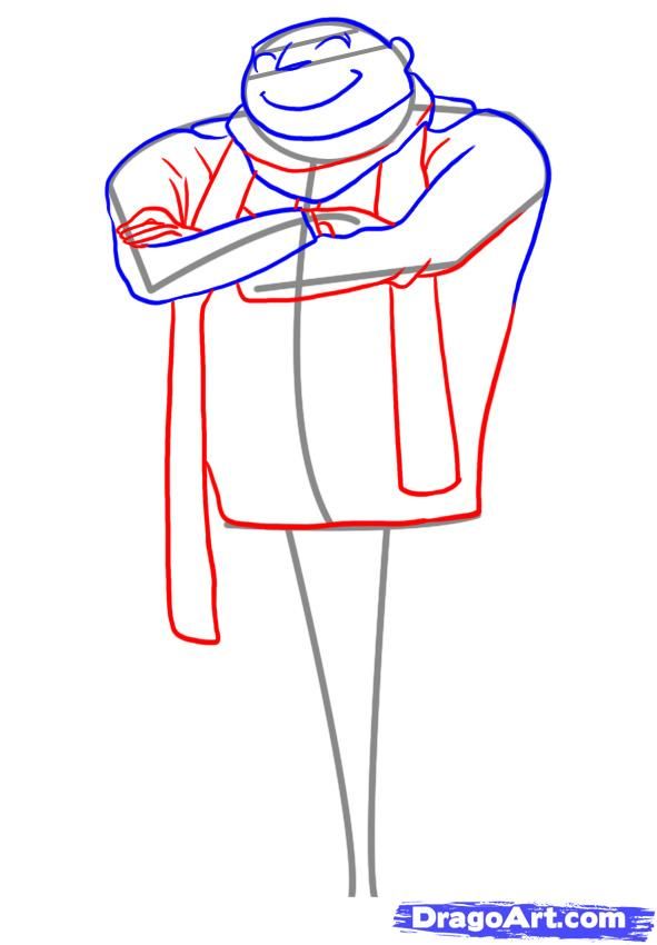 591x850 how to draw gru step how to draw in drawings, art - Gru Drawing