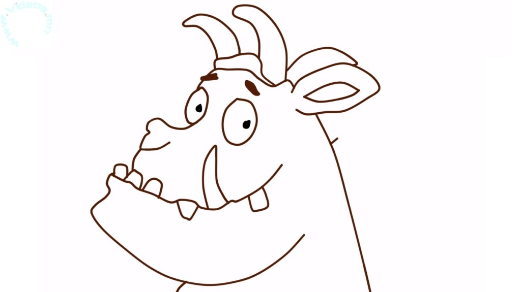 1024x575 How To Draw Gruffalo From The Gruffalo Videos - Gruffalo Drawing