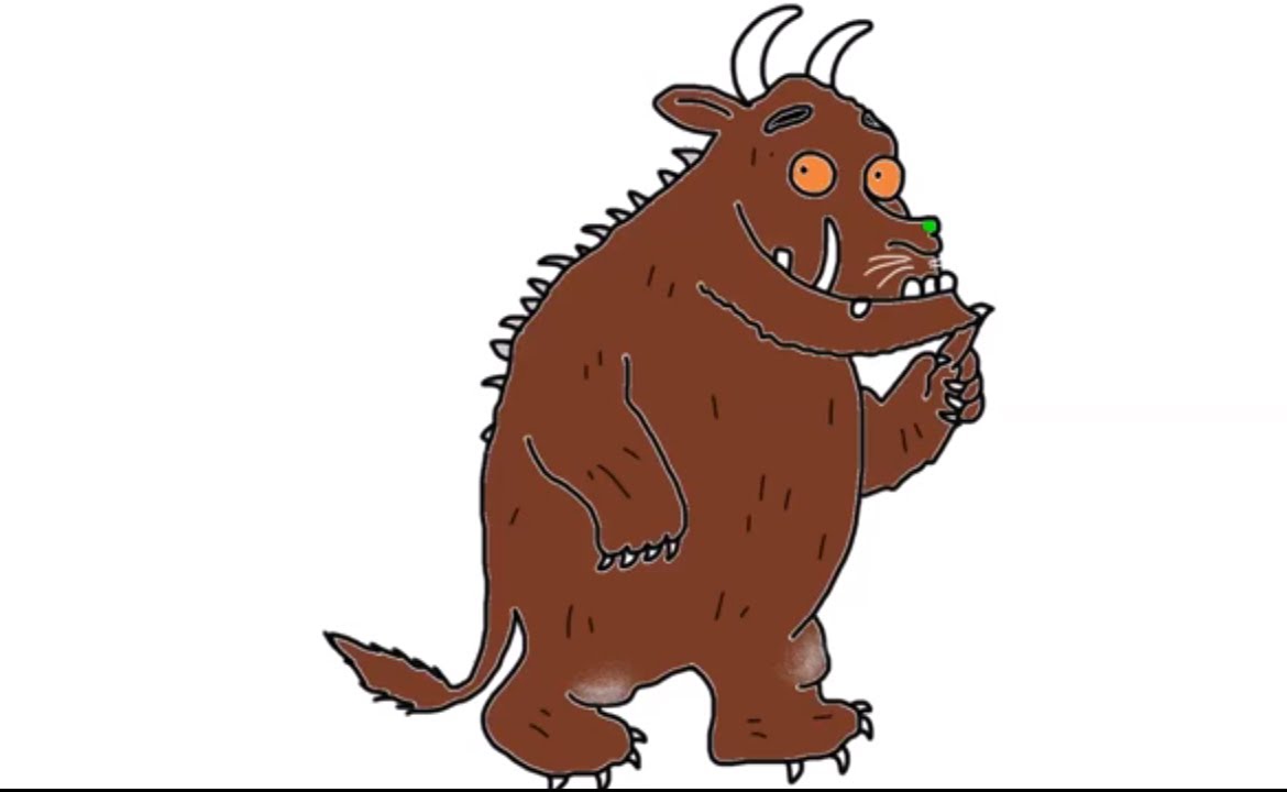 1170x720 How To Draw The Gruffalo From The Gruffalo Story And Movie In Full - Gruffalo Drawing