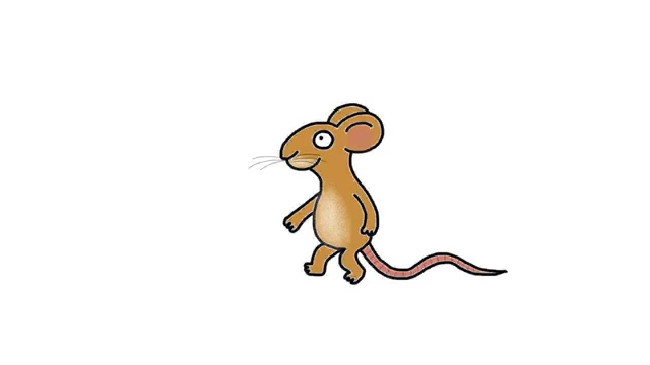 1280x720 How To Draw The Mouse From The Gruffalo Story And Animated Movie - Gruffalo Drawing