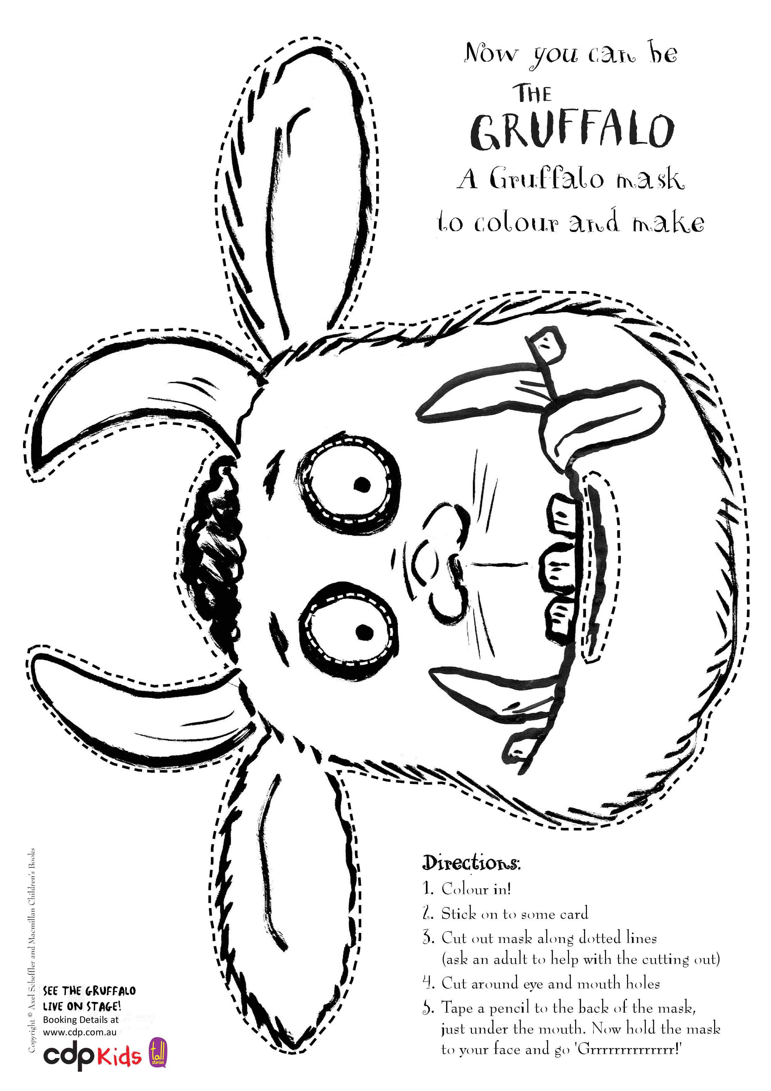 2480x3508 The Gruffalo Ipswich Civic Centre - Gruffalo Drawing