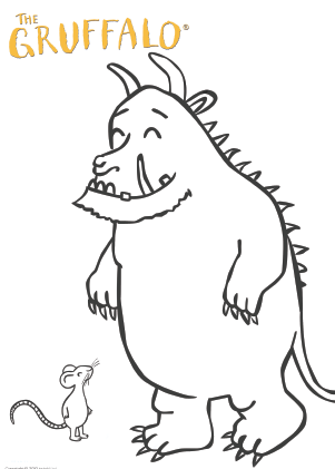 301x421 The Gruffalo Coloring Pages Gruffalo Party The Gruffalo - Gruffalo Drawing
