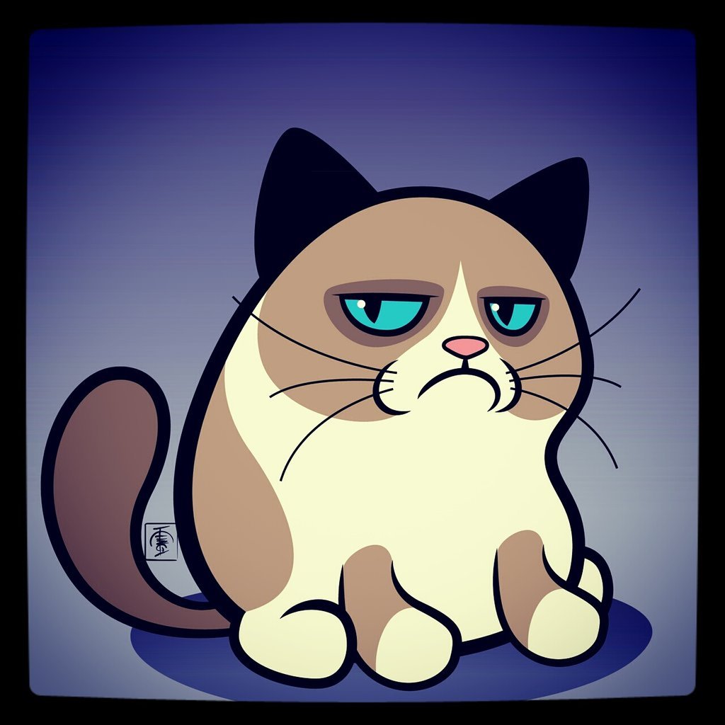 Grumpy Cat Cartoon Drawing at Explore collection