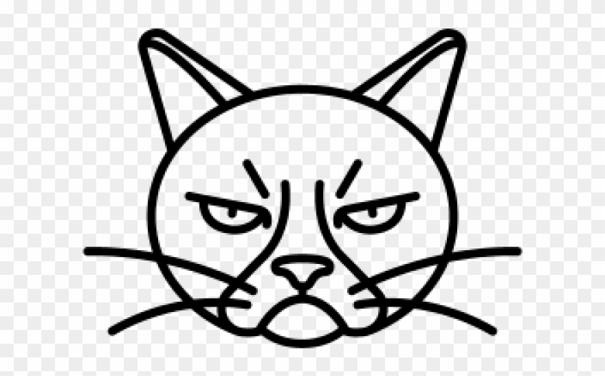 880x547 drawn grumpy cat angry - Grumpy Cat Drawing