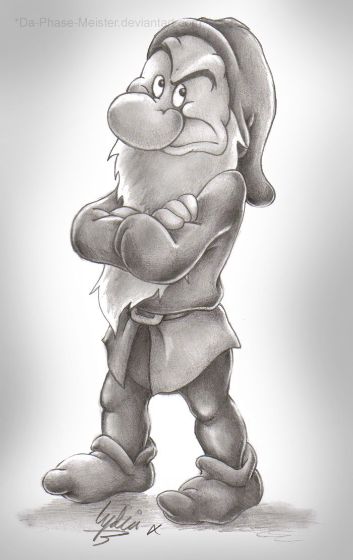 700x1110 grumpy drawing grumpy drawing form snow white - Grumpy Drawing