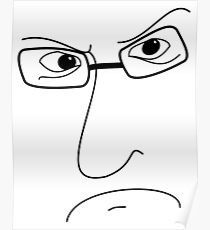 210x230 grumpy face drawing posters redbubble - Grumpy Drawing