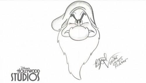 500x285 learn to draw grumpy the disney blog - Grumpy Drawing