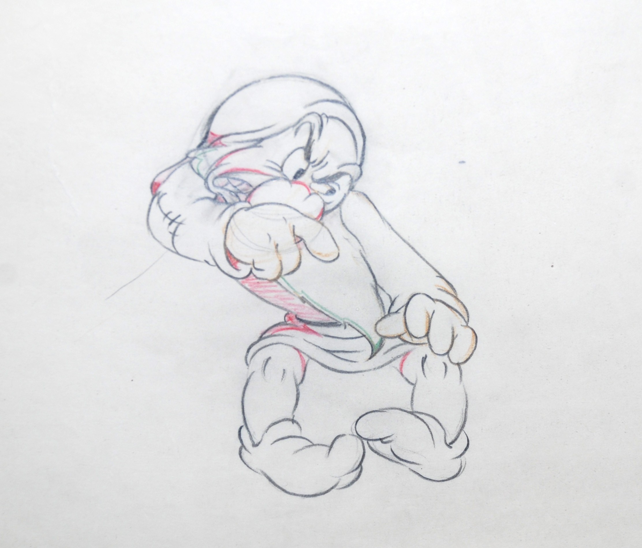 2224x1899 Snow White And The Seven Dwarfs Animation Sensations - Grumpy Drawing