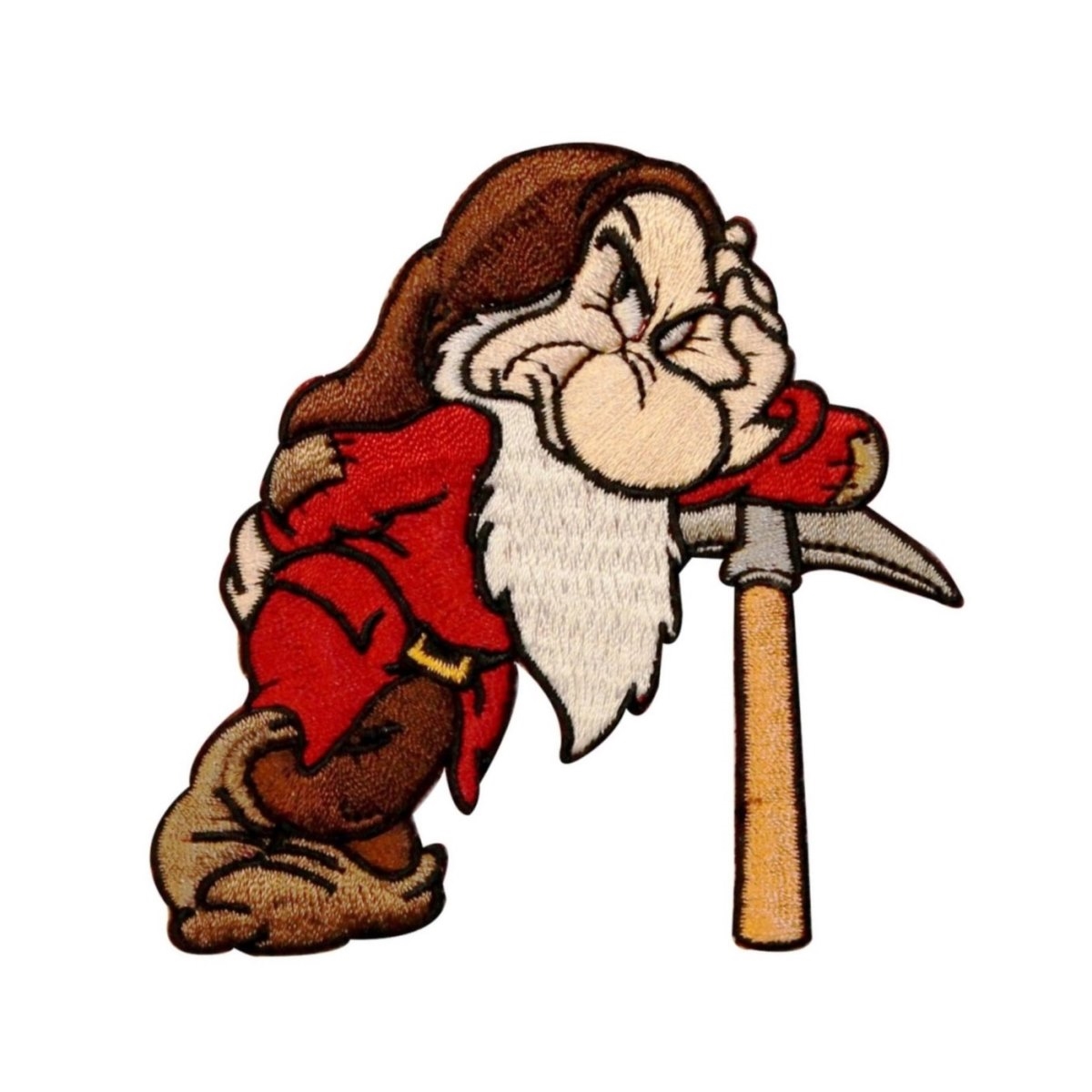 1200x1200 Grumpy Dwarf Patch Disney Fan Snow White Cartoon Craft Apparel - Grumpy Dwarf Drawing