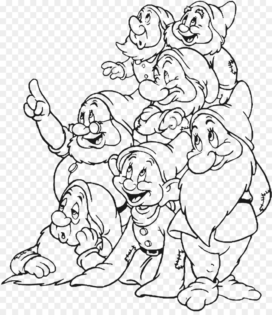 900x1040 snow white and the seven dwarfs drawing snow white seven dwarfs - Grumpy Dwarf Drawing