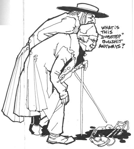 450x500 Grumpy Old Men - Grumpy Old Man Drawing