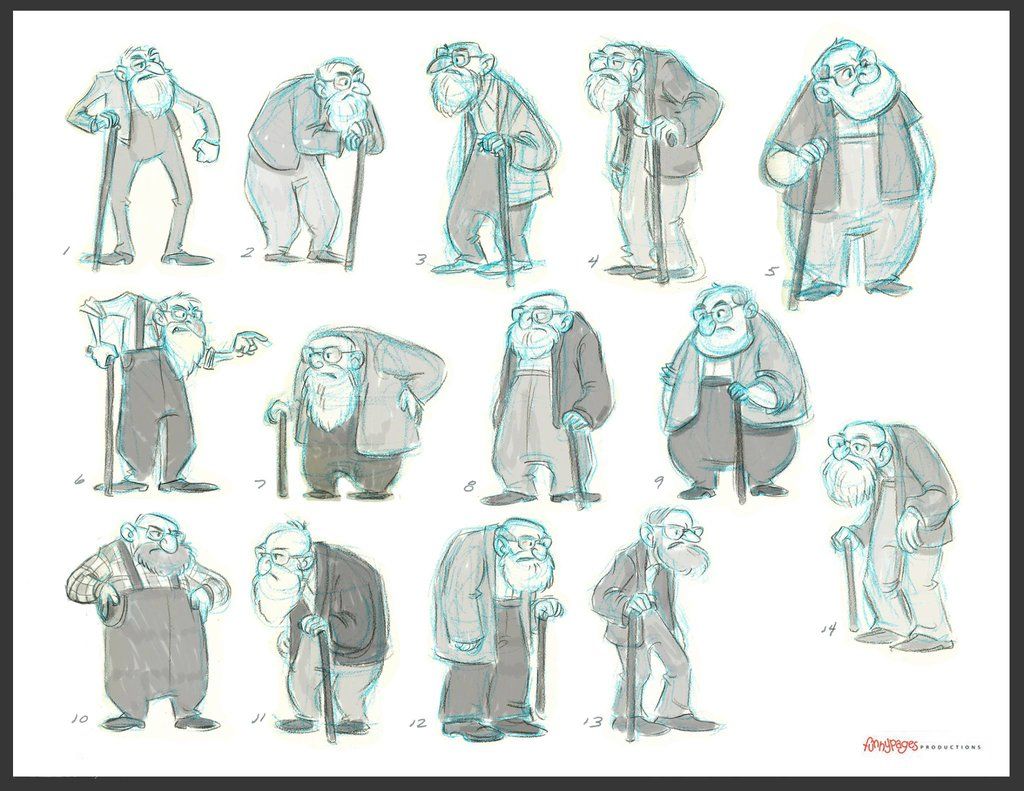 1024x791 grumpy old man thumbnail concepts - Grumpy Old Man Drawing