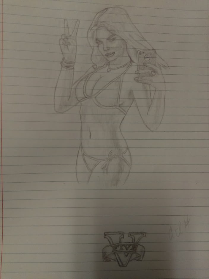 704x938 gta drawing - Gta Drawing