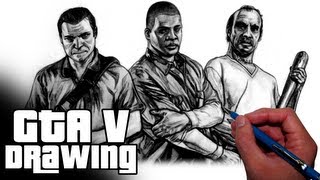 320x180 Speed Drawing - Gta V Drawing