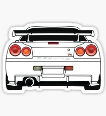 210x230 Nissan Skyline Gtr Drawing Stickers Redbubble - Gtr Drawing