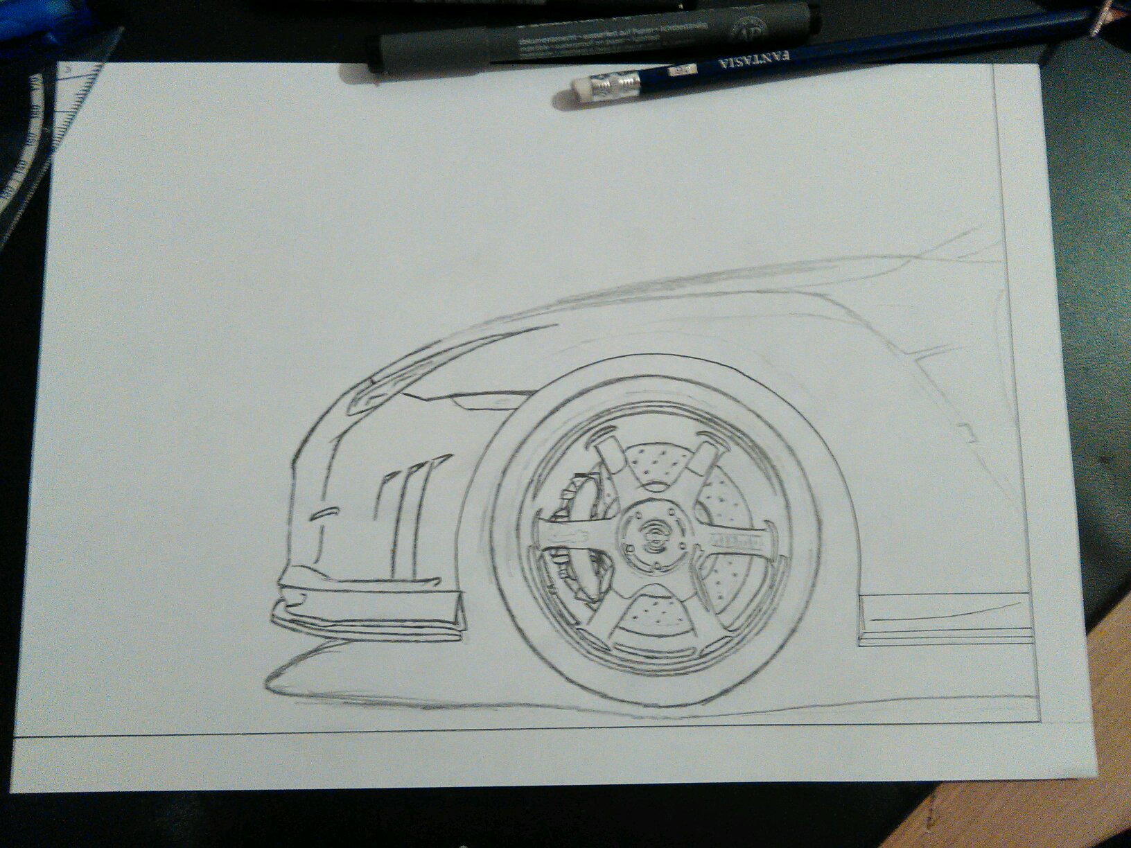 1632x1224 new drawing, the nissan gtr nismo - Gtr R35 Drawing
