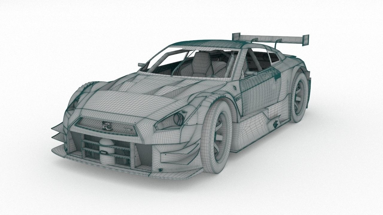 1280x720 nissan gtr nismo edition model cgtrader - Gtr R35 Drawing