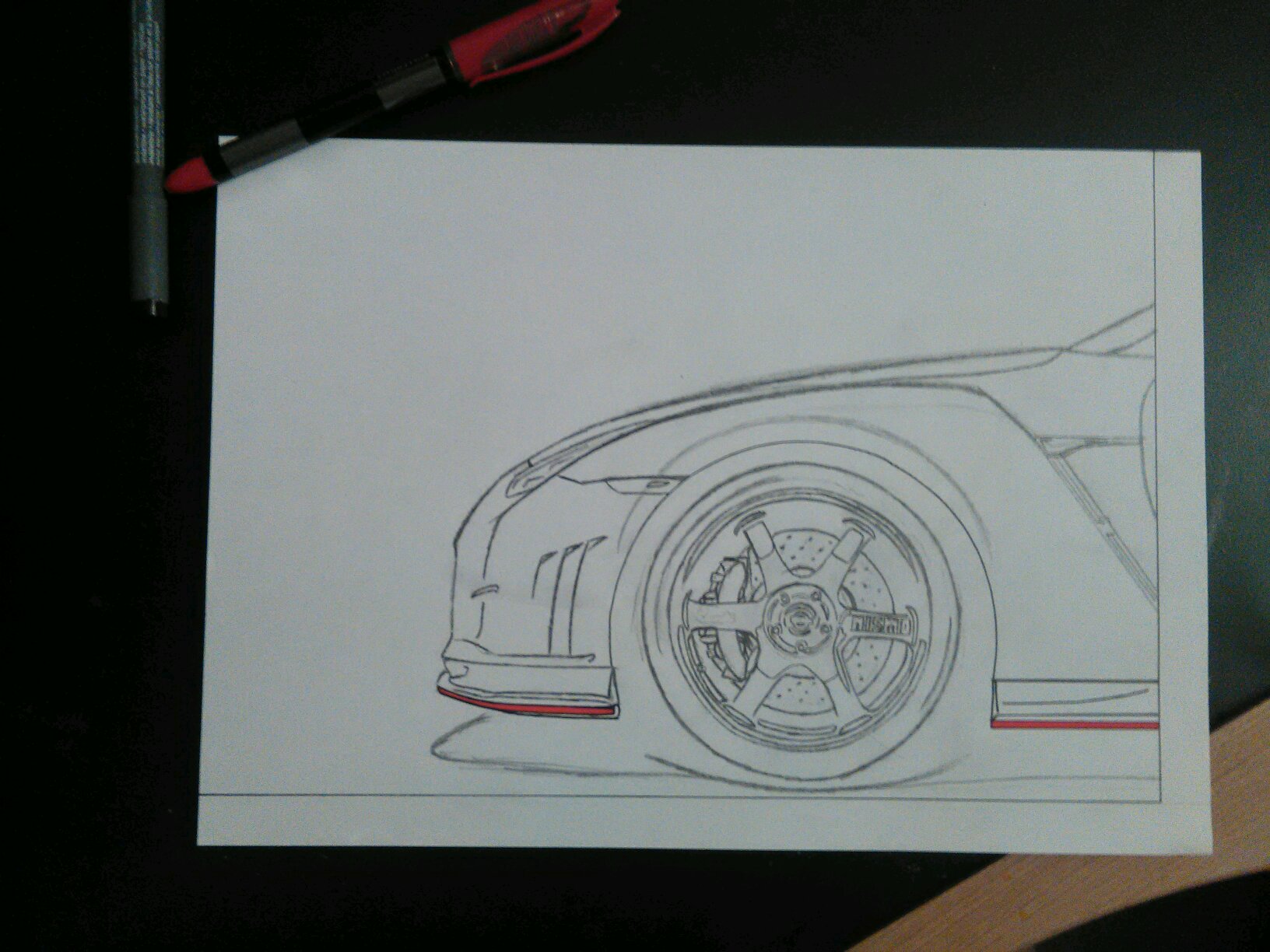 1632x1224 nissan gtr nismo drawing - Gtr R35 Drawing