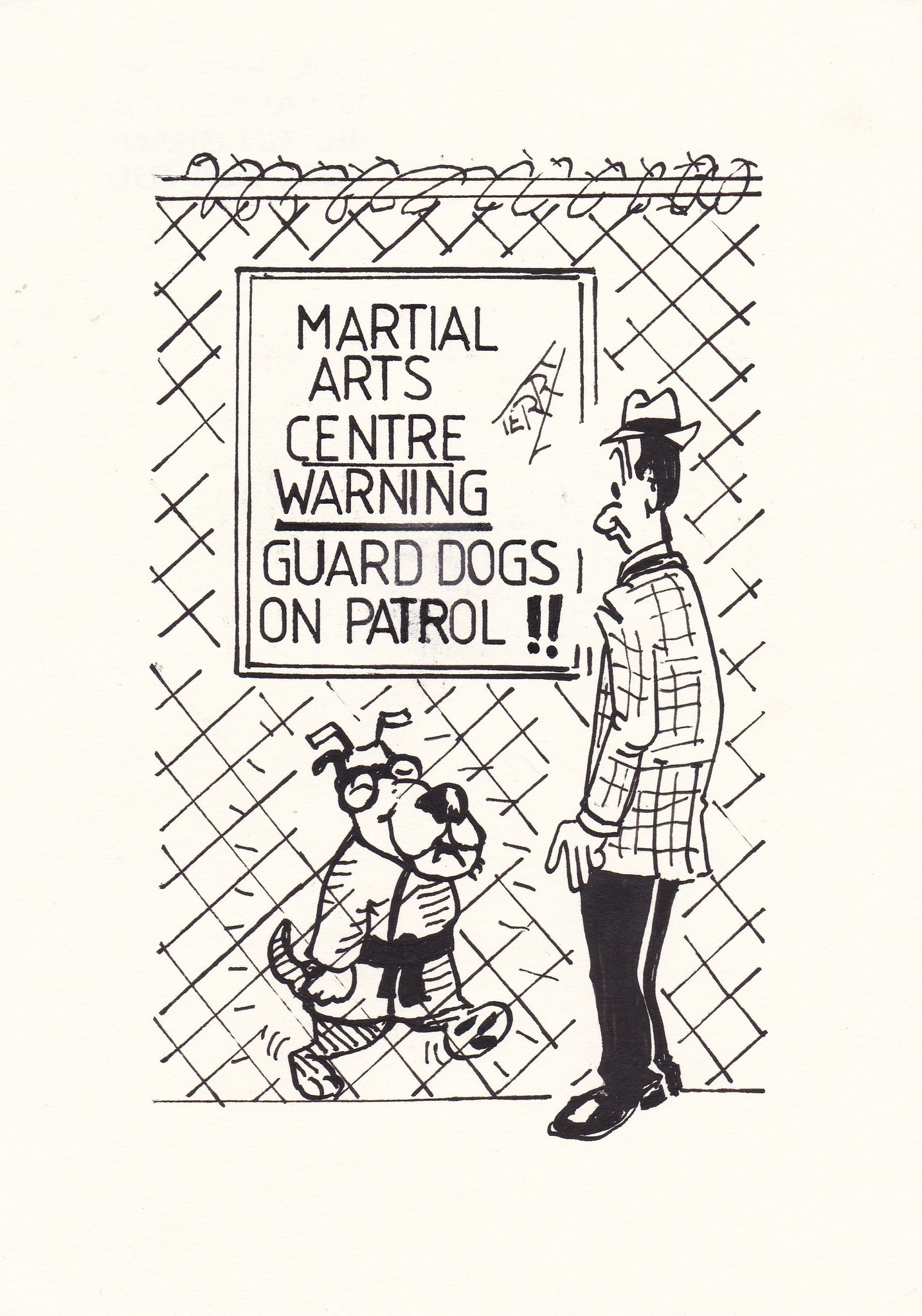 1434x2048 guard dog hand drawn cartoon drawing oldndazed - Guard Dog Drawing