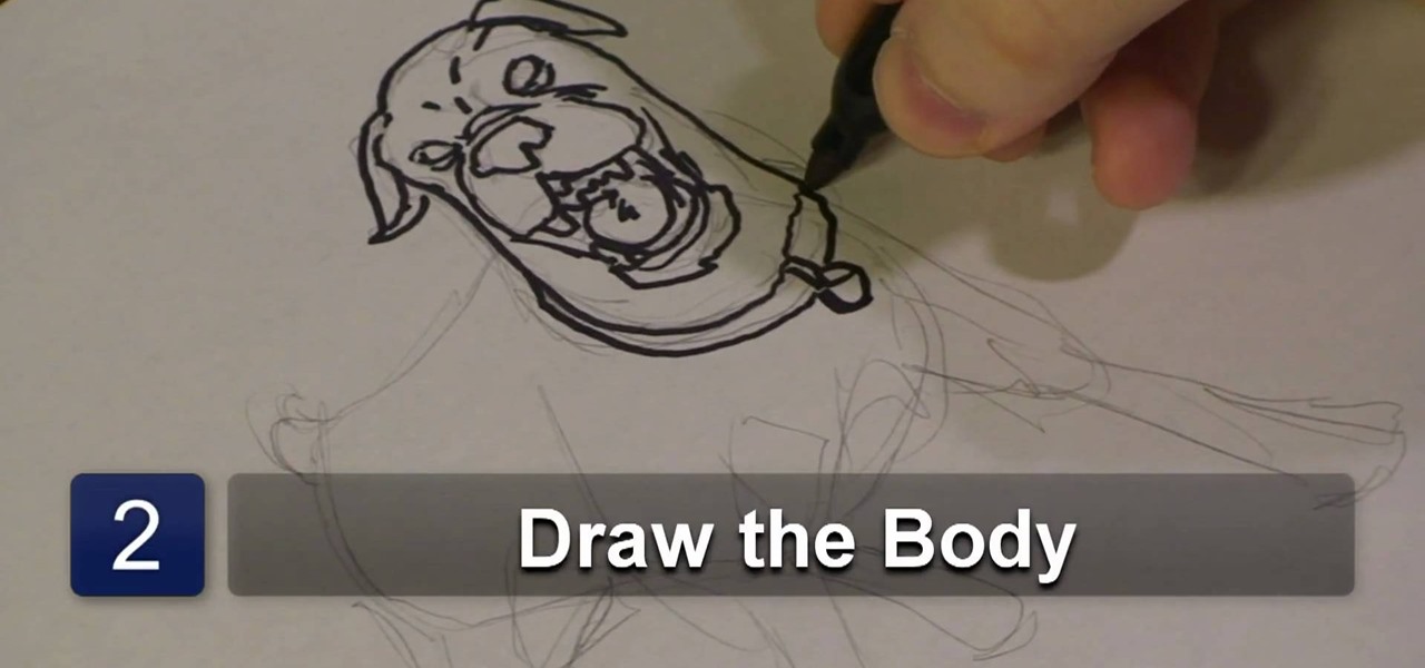 1280x600 how to draw a mean looking rottweiller guard dog drawing - Guard Dog Drawing