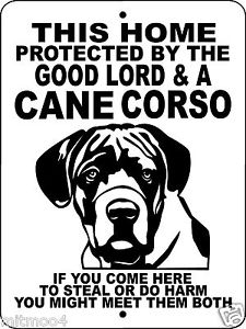225x300 cane corso dog sign,guard aluminum sign,security sign - Guard Dog Drawing