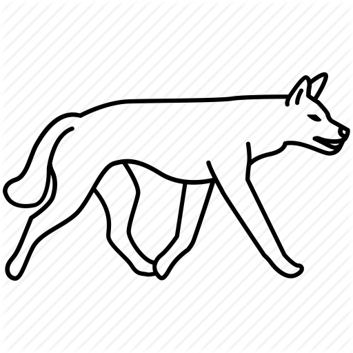 512x512 canine drawing guard dog frames illustrations hd images - Guard Dog Drawing