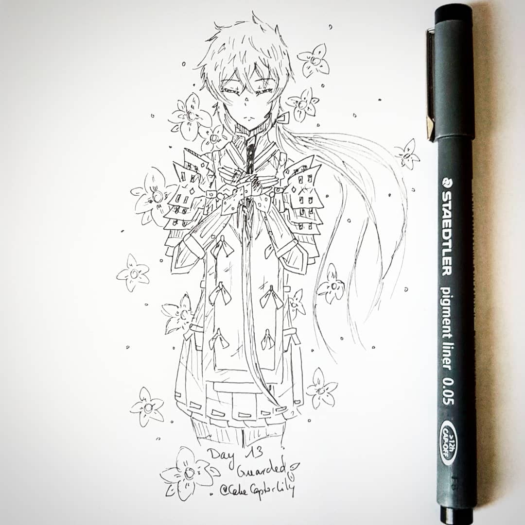 1080x1081 Lily Lineart Hell Is Real On Twitter Day - Guarded Drawing