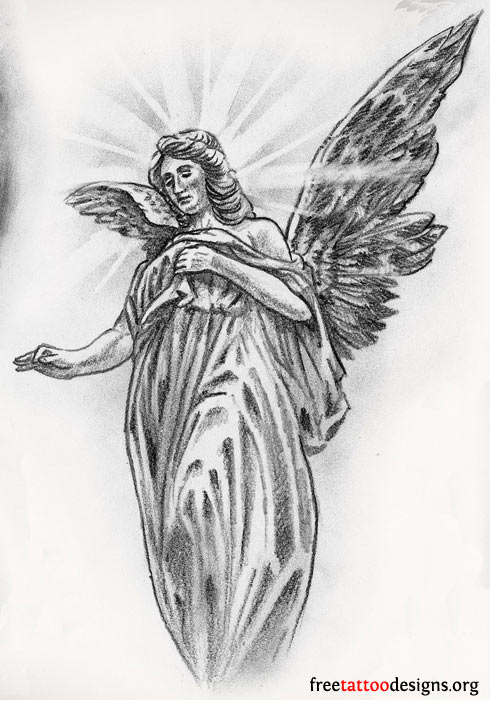 Guardian Angel Drawing at PaintingValley.com | Explore collection of