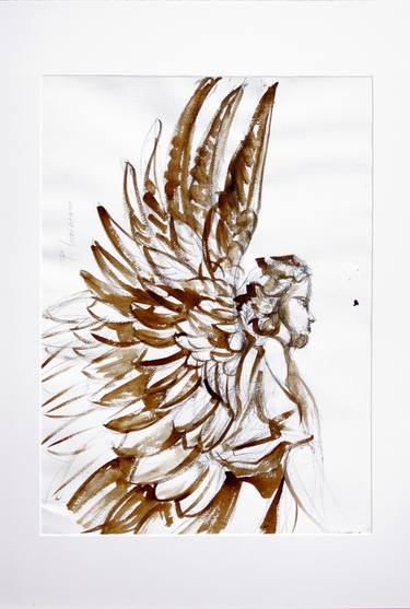 375x557 guardian angel drawing - Guardian Angel Drawing